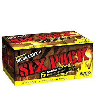 Nico - Six Pack Kanonenschl&auml;ge (6er-Pack)